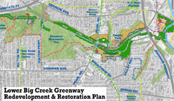 Lower Big Creek Greenway Redevelopment & Restoration Plan