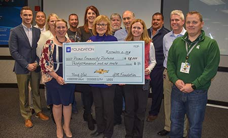 GM Foundation donation to Community Partners